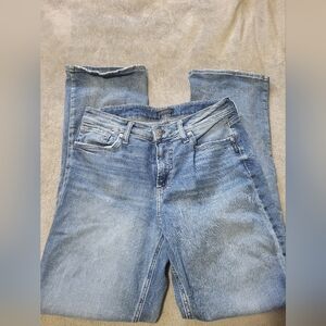 Silver Avery Slim Bootcut Jeans